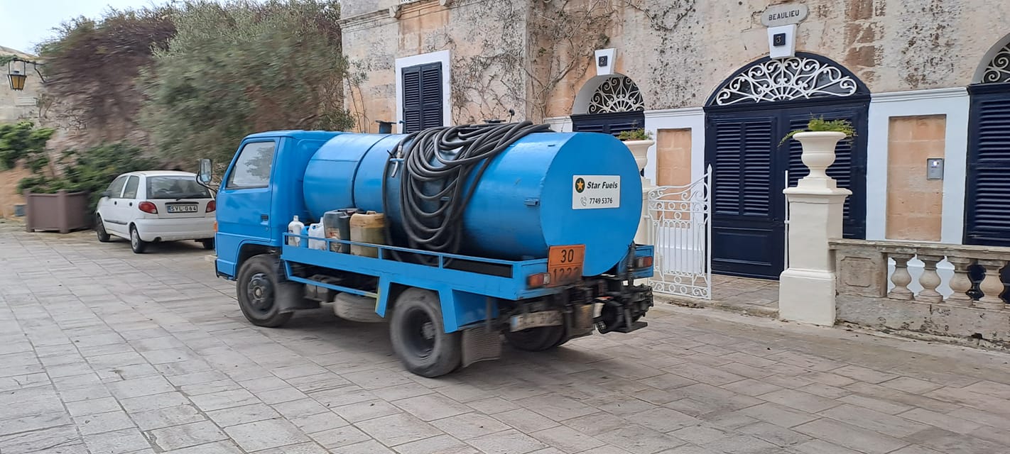 Fuel delivery truck in malta
